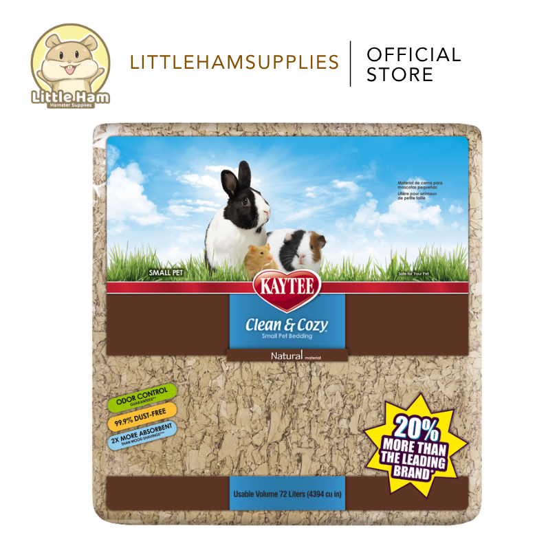 Kaytee Clean & Cozy Bedding - 72L Big