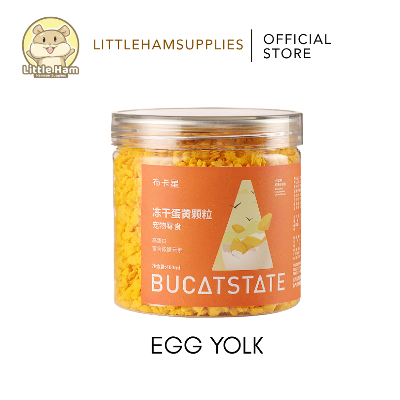 BUCATSTATE  Hamster Treats Freeze Dried Chicken, Biscuit, Salmon, Cheese, Goats Milk