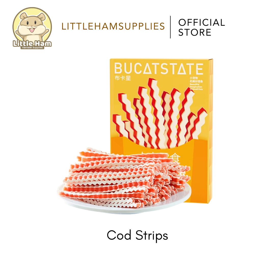 BUCATSTATE  Hamster Treats Freeze Dried Chicken, Biscuit, Salmon, Cheese, Goats Milk