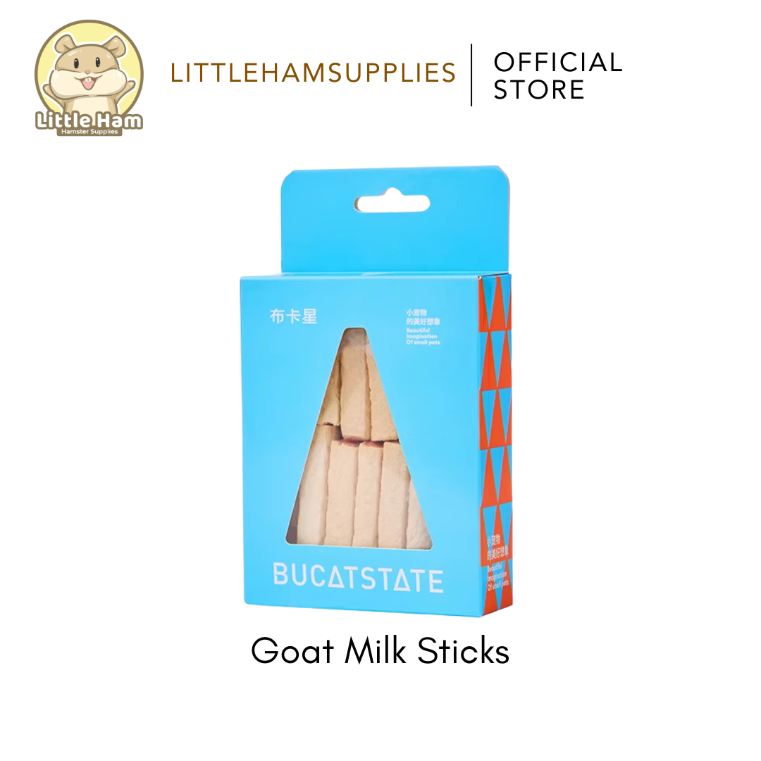 BUCATSTATE  Hamster Treats Freeze Dried Chicken, Biscuit, Salmon, Cheese, Goats Milk