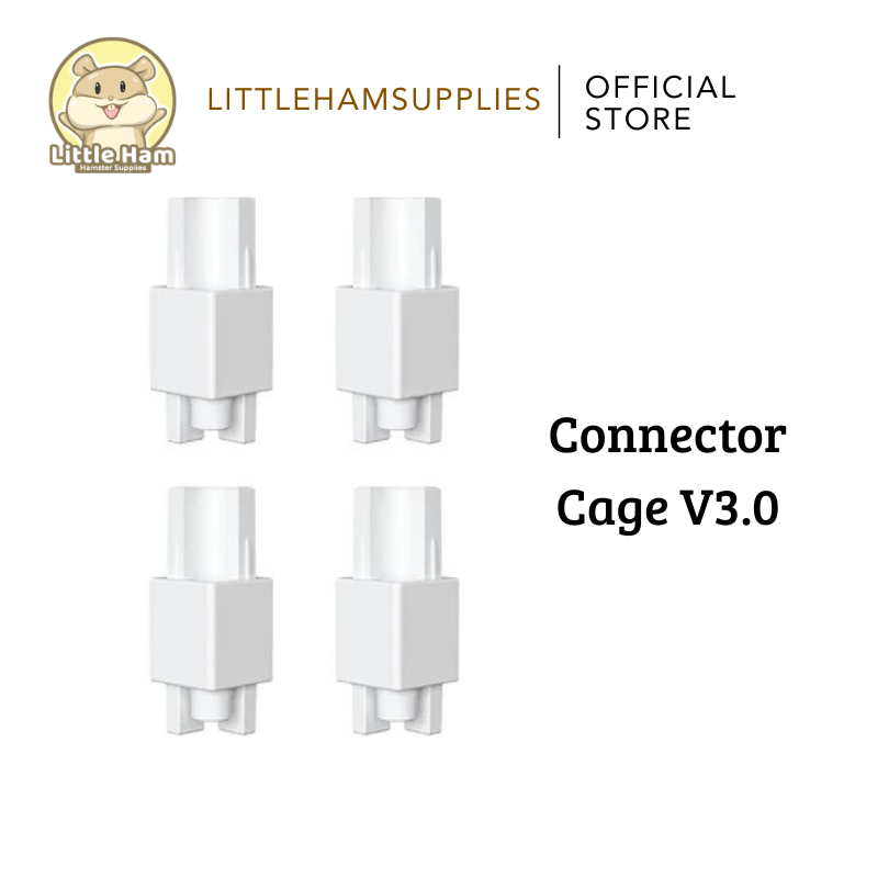 BUCATSTATE Universal Wheel / Stacking Adapter for Metal Small Animal Cage V2.0 & V3.0