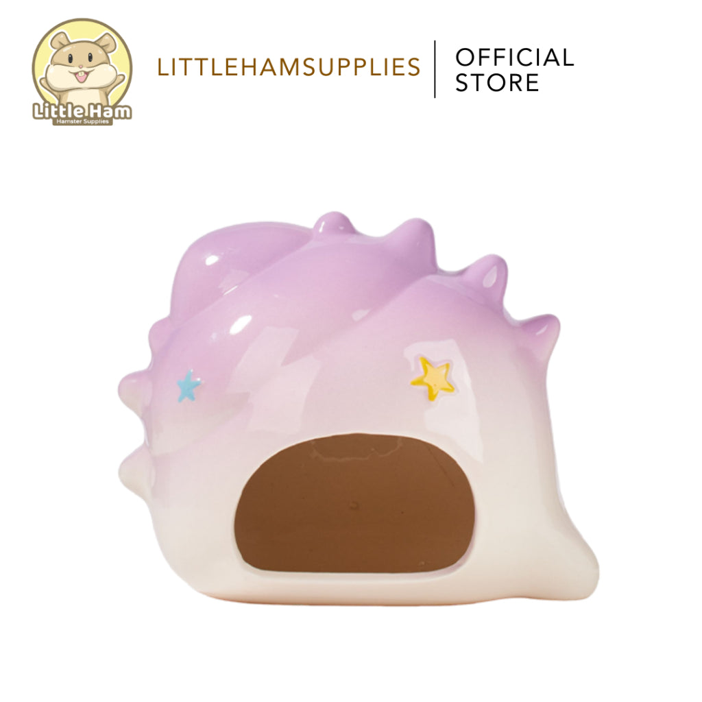 Bucatstate Ceramic Conch Shell Hideout for small pets