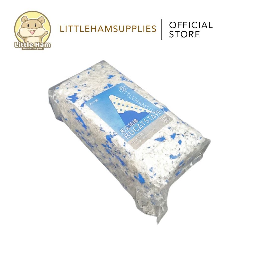 Bucatstate Small Animal Soft Paper Beddings White / Blue / Pink / Violet 450G