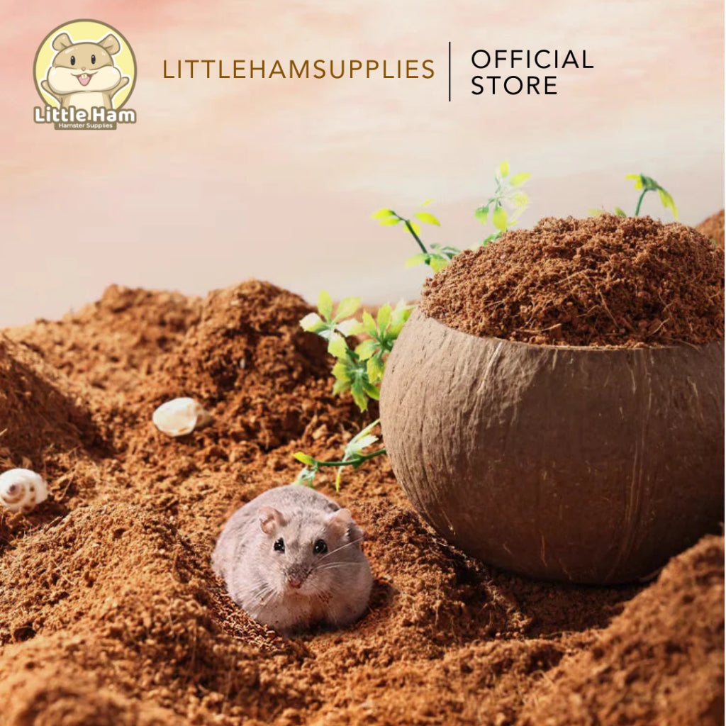 BUCATSTATE Cocopeat Soil Substrate added Texture for Small Pets 4L