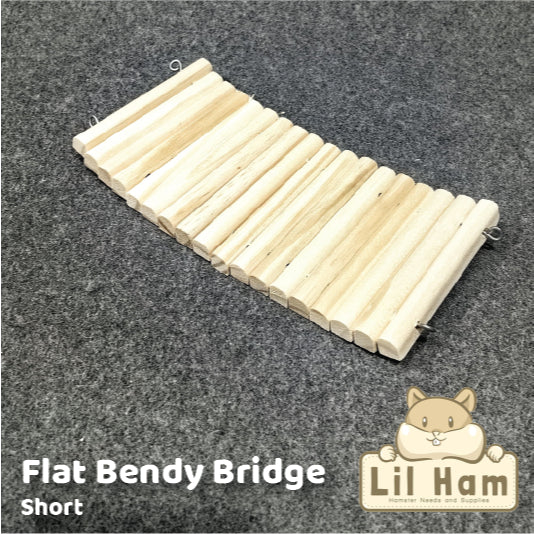 Flat bendy bridge big and small