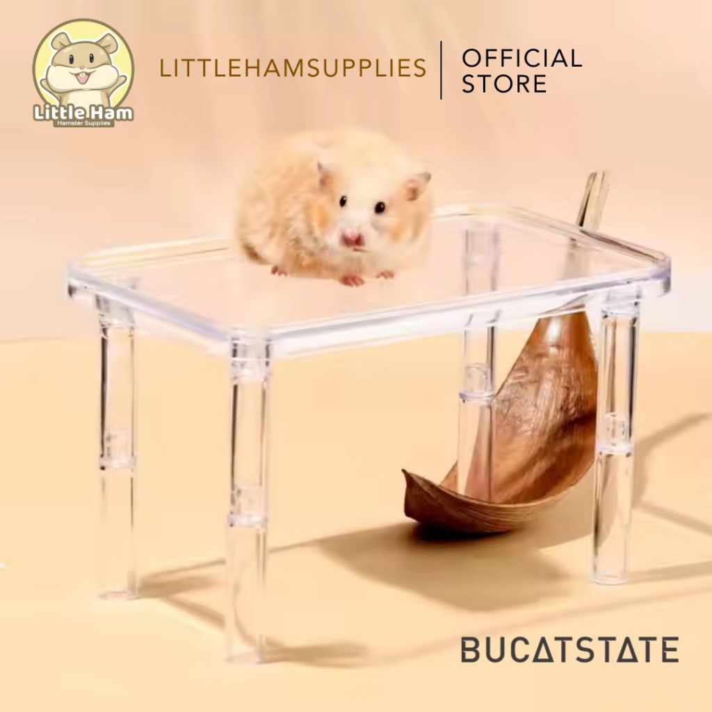 Bucatstate Acrylic Clear Platform  Collapsable Legs 25cm x 15cm x 15cm