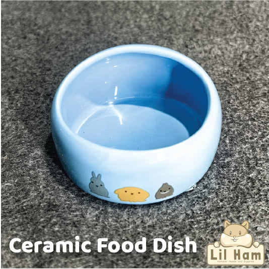 Little Ham Supplies Ceramic Food Dish Small for small pets
