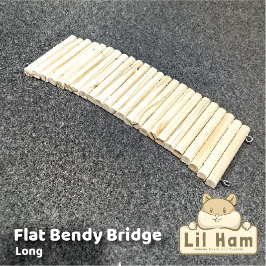 Flat bendy bridge big and small