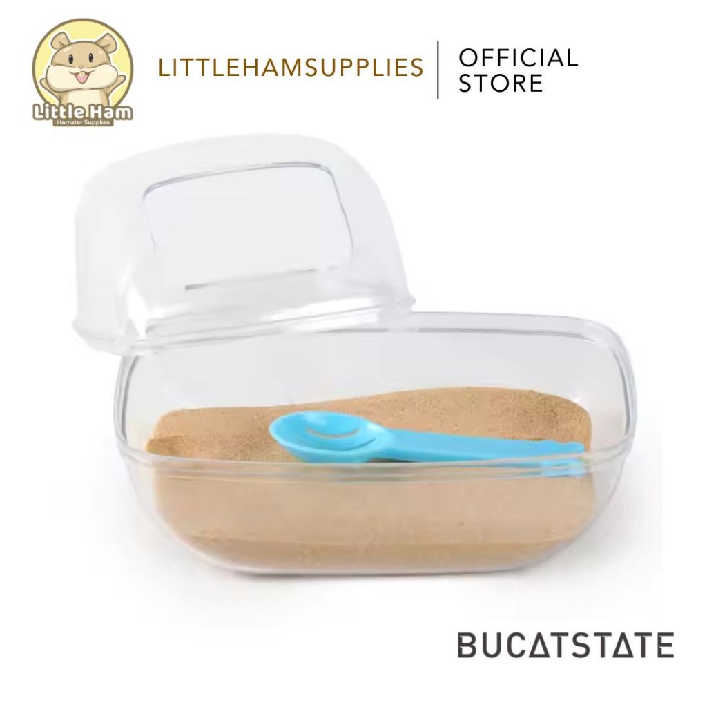 Transparent Sand Bath Tub Cloud Shape Big for small pets