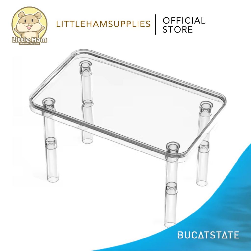 Bucatstate Acrylic Clear Platform  Collapsable Legs 25cm x 15cm x 15cm
