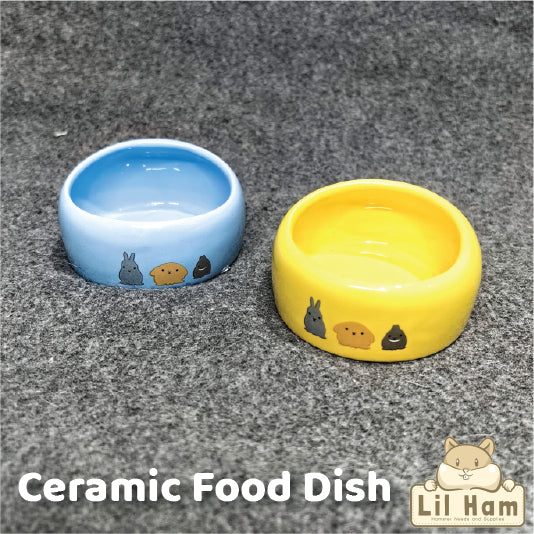 Little Ham Supplies Ceramic Food Dish Small for small pets