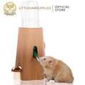 BUCATSTATE Pet Supplies Tree Bark Design Ceramic Leakproof Hamster Drinking Stand for Small Animals