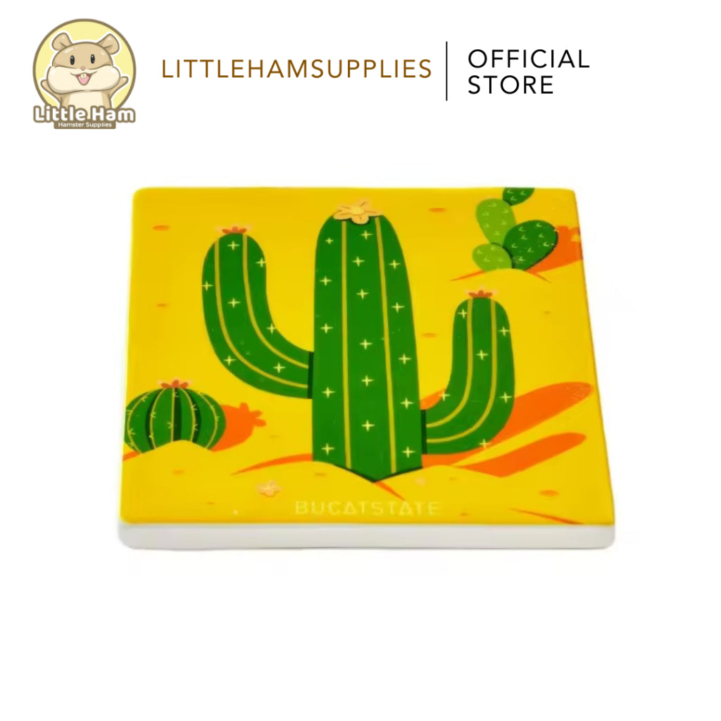 BUCATSTATE Ceramic Cooling Tiles for Small Pets 15cm x 15cm x 1cm