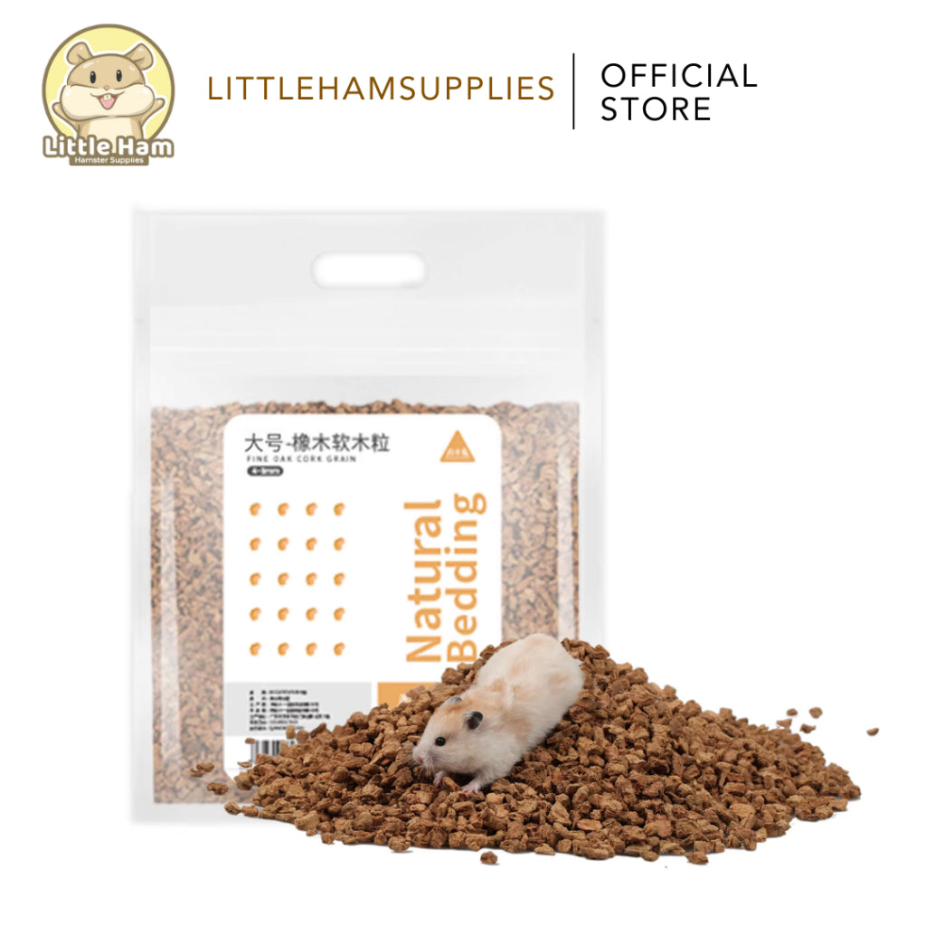BUCATSTATE Natural Coco Cork Hamster Bedding Pet Litter Small Pets 4-8mm 350g (3L)