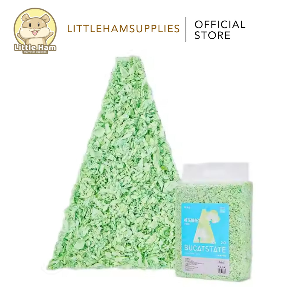 BUCATSTATE Soft Paper Beddings for small Pets 450g Orange Pink Violet Green