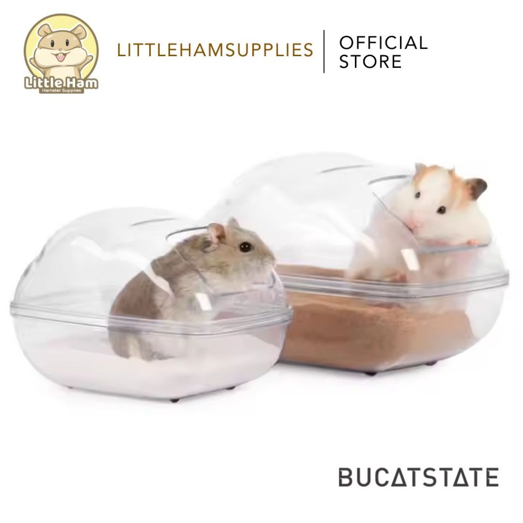 Transparent Sand Bath Tub Cloud Shape Big for small pets