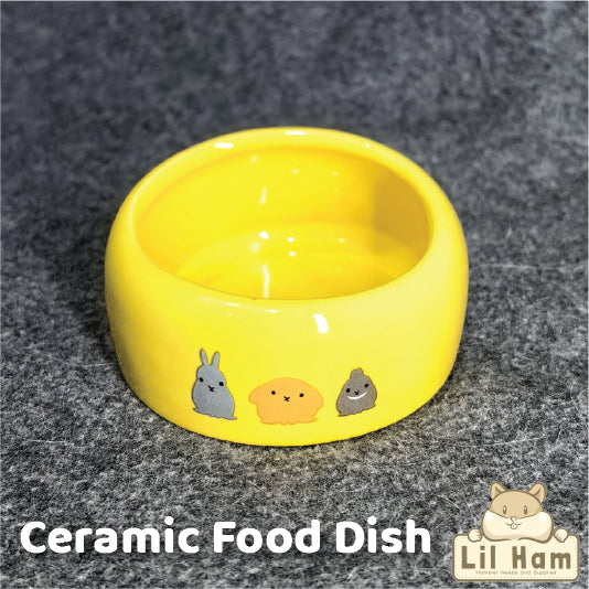 Little Ham Supplies Ceramic Food Dish Small for small pets