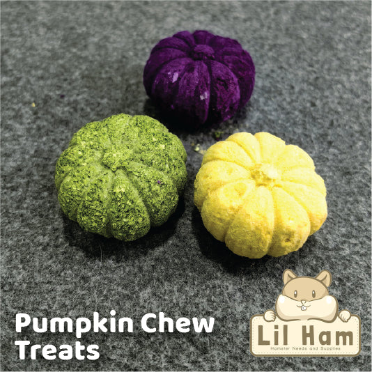 Bucatstate Pumpkin Chew Treats Chia / Flower / Pumpkin Flavor for teeth Grinding and treats
