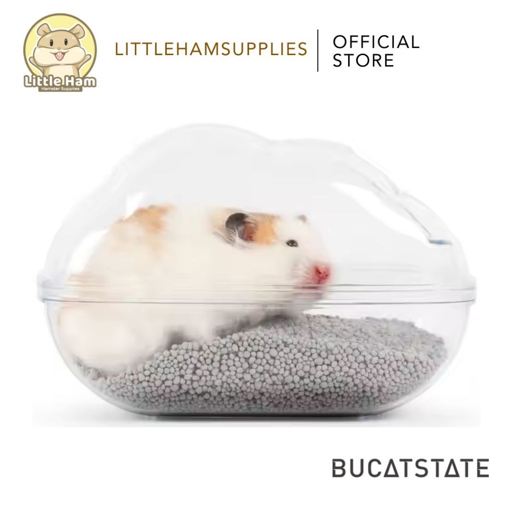 Transparent Sand Bath Tub Cloud Shape Big for small pets