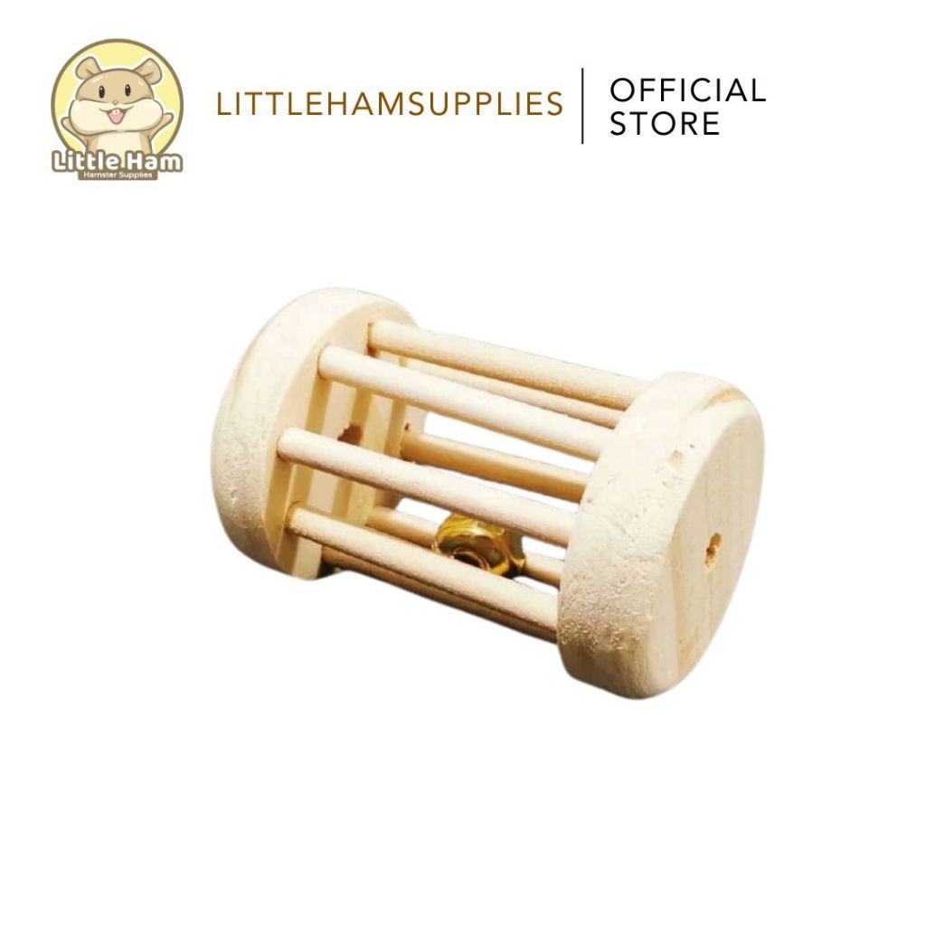 Wood Chew Toy  w/bell for Hamster
