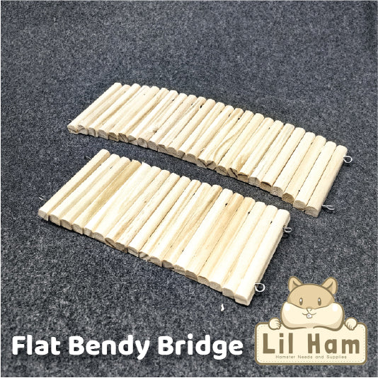 Flat bendy bridge big and small