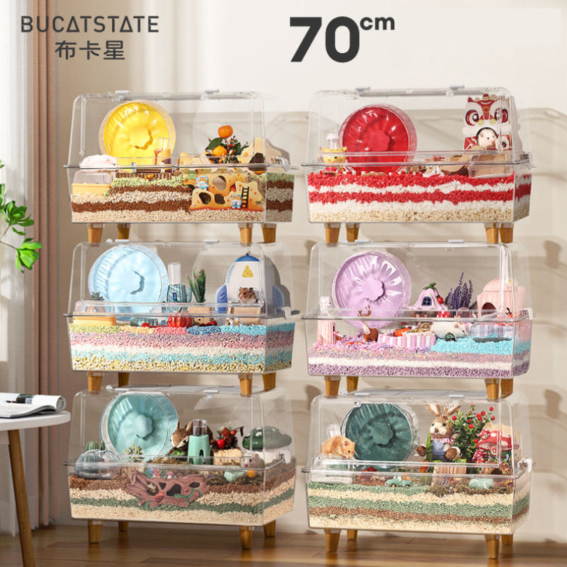 Bucatstate 70cm Transparent Cage