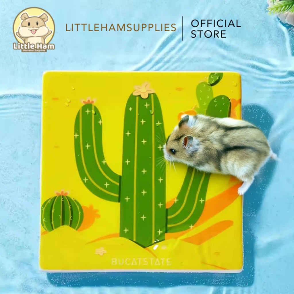 BUCATSTATE Ceramic Cooling Tiles for Small Pets 15cm x 15cm x 1cm
