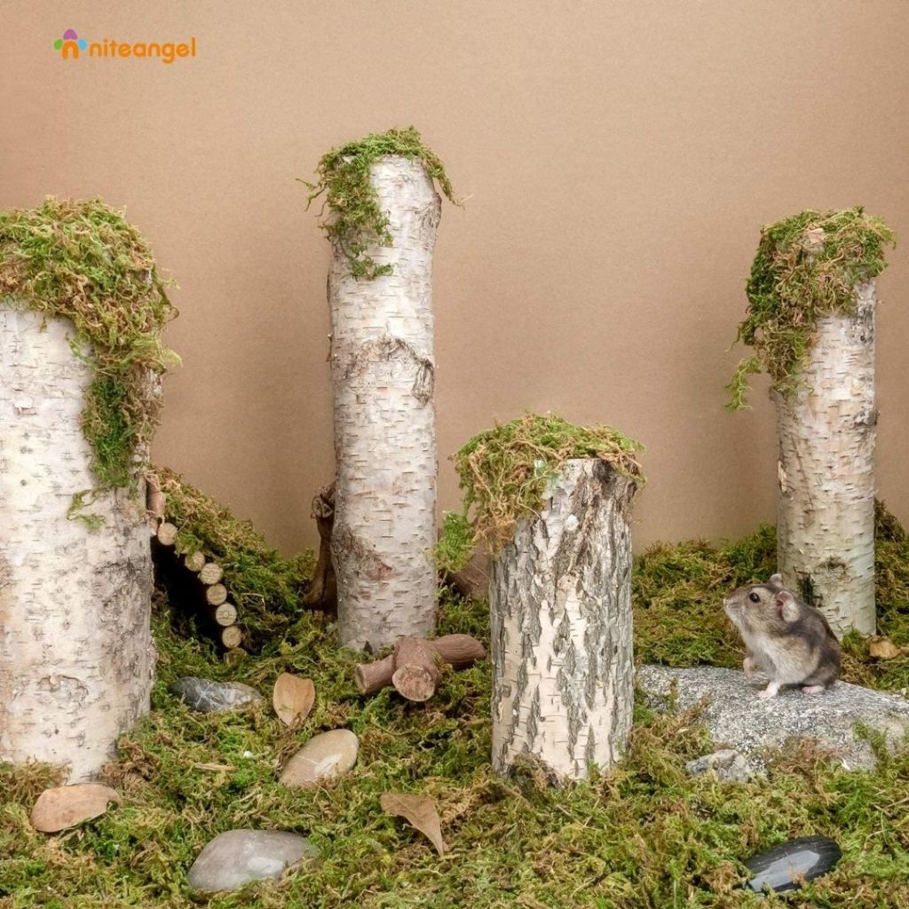 Niteangel 5L Forest Moss Soft Natural Moss Decoration Texture Substrate Bedding Hamster & Small Pets
