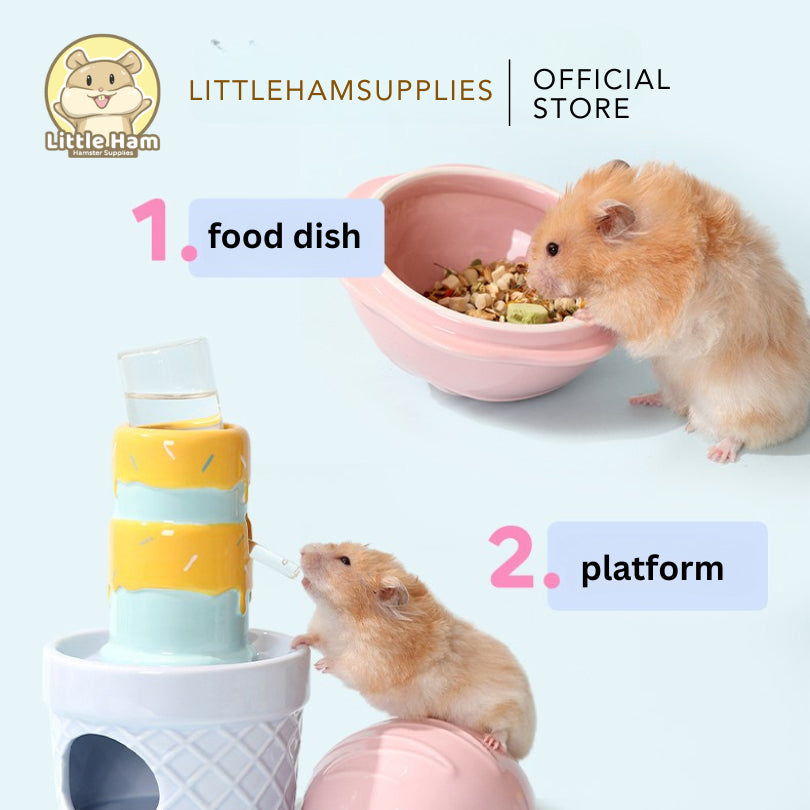 Tafit Ceramic Ice Cream Hideout for small Pets