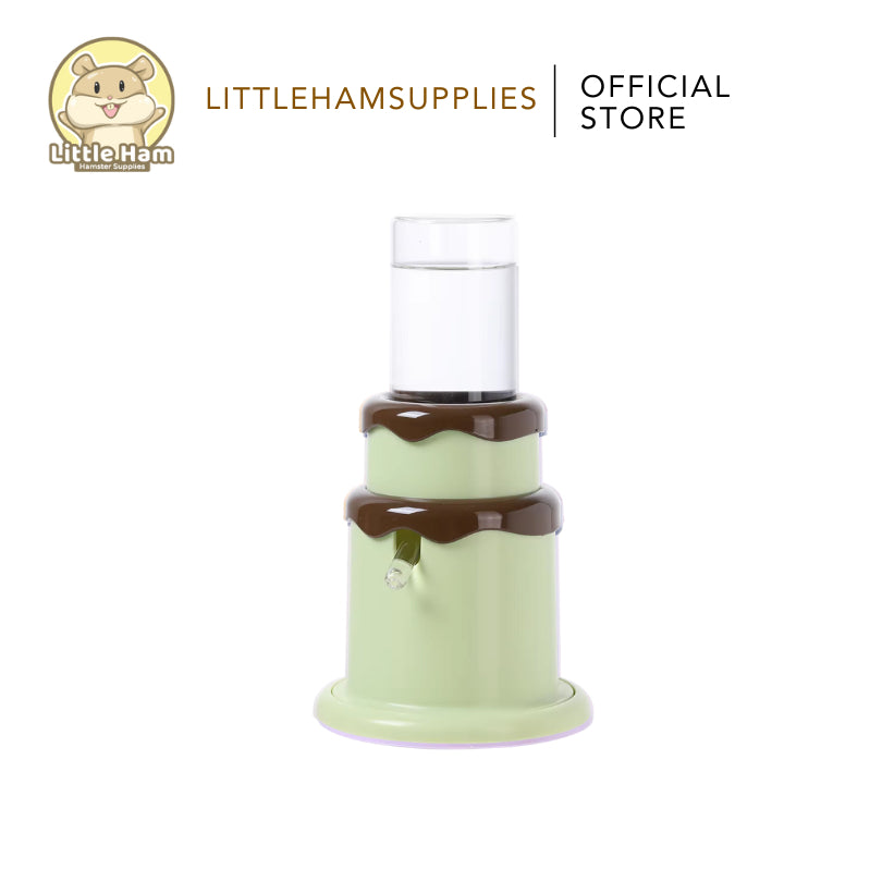 TAFIT Cake Cute Drinking Water Bottle Holder Set w/ PET material for small animal and Hamster