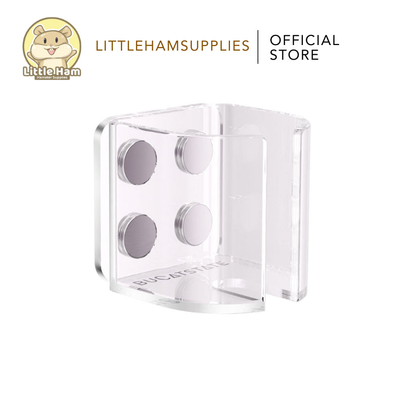 BUCATSTATE Acrylic Magnetic Water Bottle Holder for Small Pets