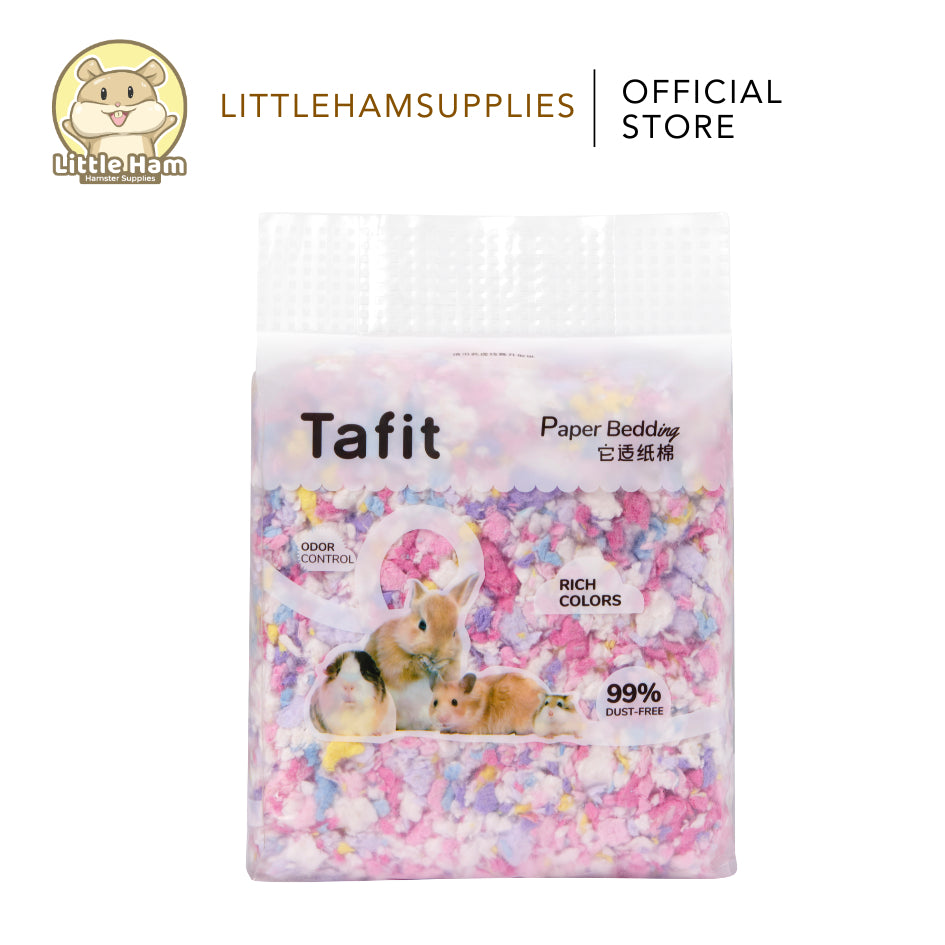 Tafit Colorful Paper Beddings Pulp 6L High Absorbent Colorful for small pets