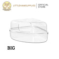 Bucatstate Transparent Corner Bathroom Big for small pet Hamster and Mice