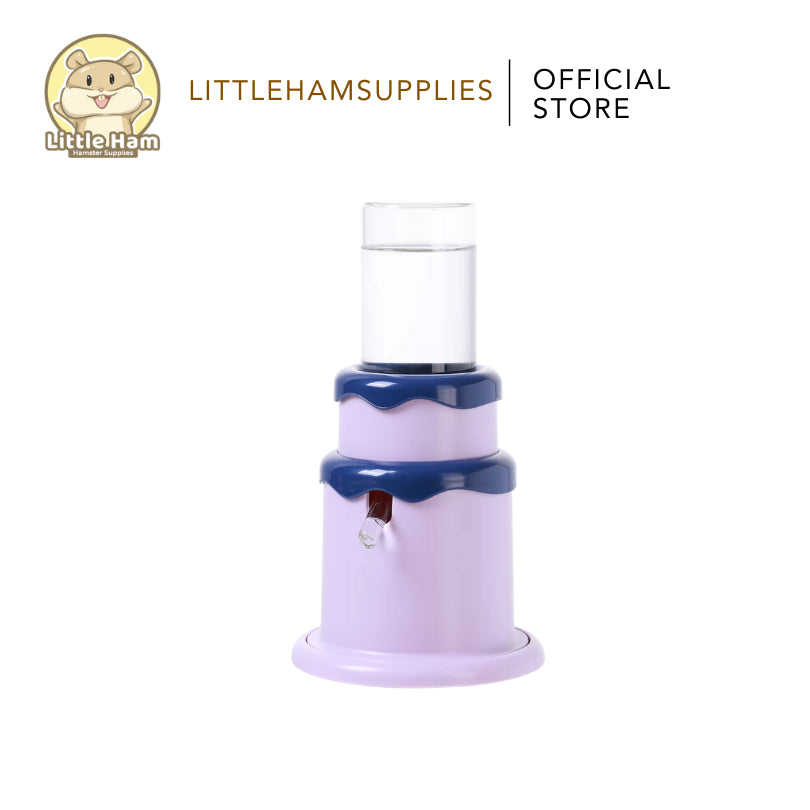 TAFIT Cake Cute Drinking Water Bottle Holder Set w/ PET material for small animal and Hamster