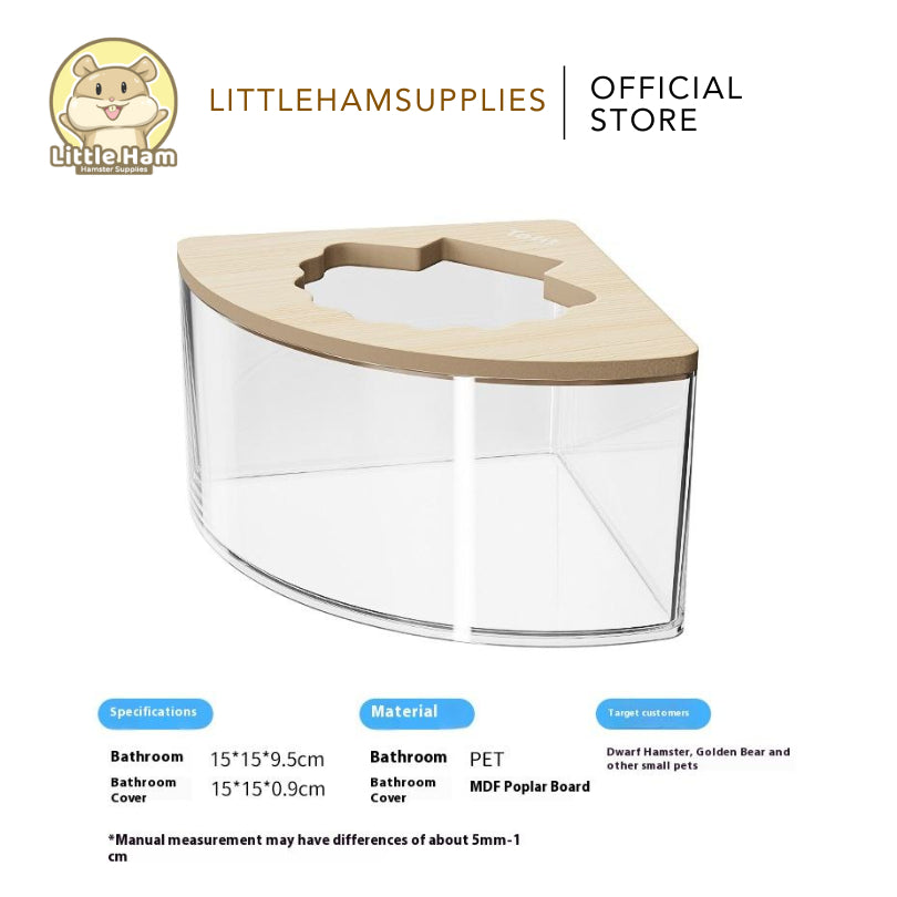 Tafit Corner Sandbox Shell Shaped for small pets
