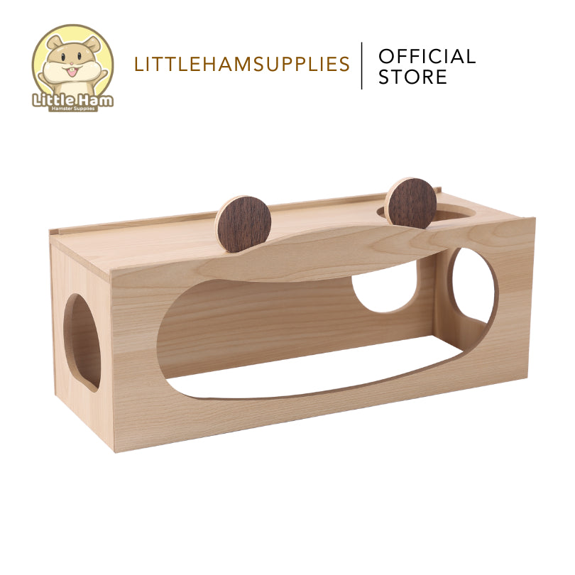 Tafit Crab Wooden Peeping Hideout for small pets