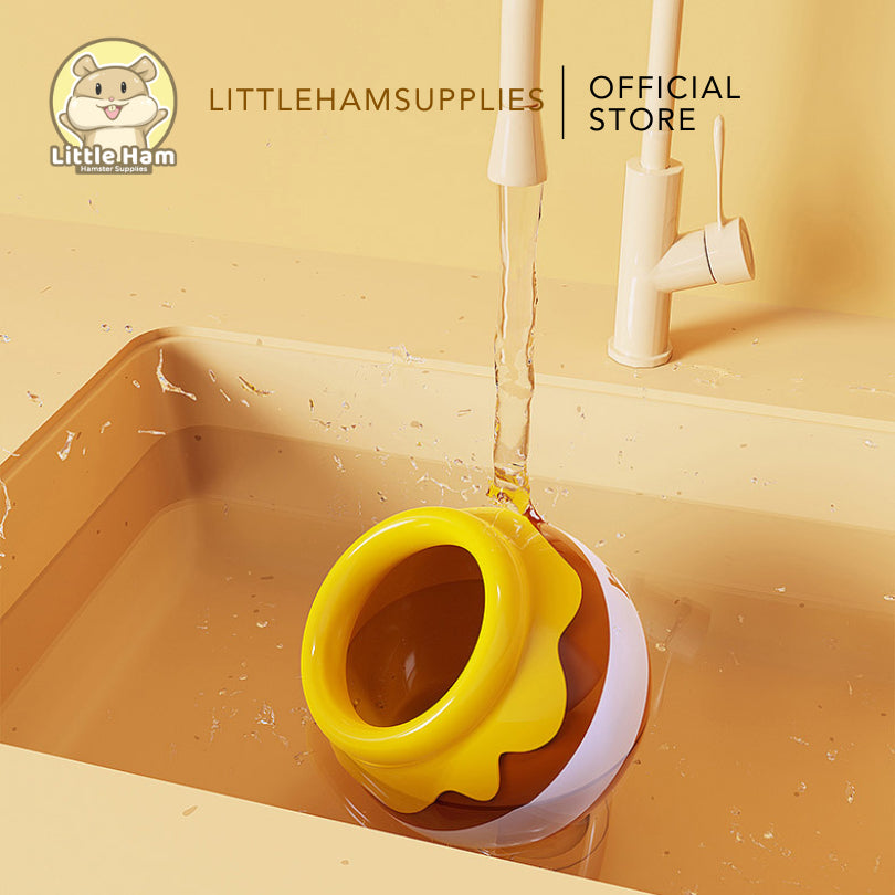 Tafit Slanted Honey Hideout / Sand Bath / Potty Jar for small pets