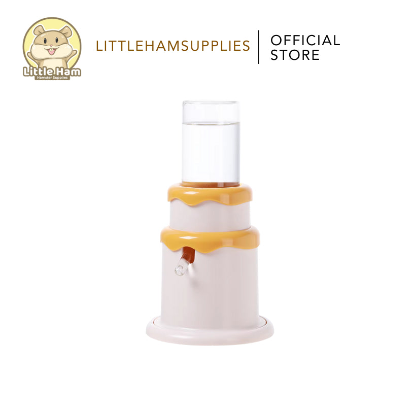 TAFIT Cake Cute Drinking Water Bottle Holder Set w/ PET material for small animal and Hamster