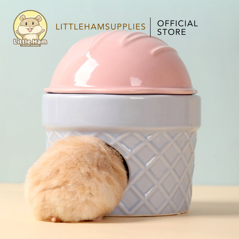 Tafit Ceramic Ice Cream Hideout for small Pets