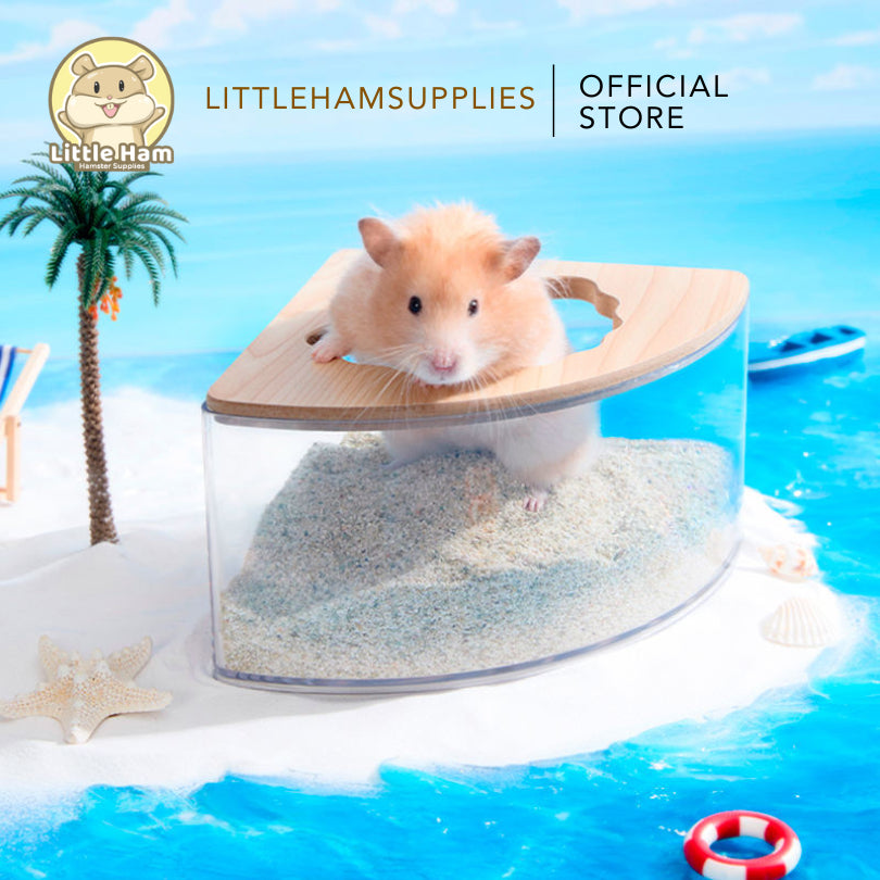 Tafit Corner Sandbox Shell Shaped for small pets