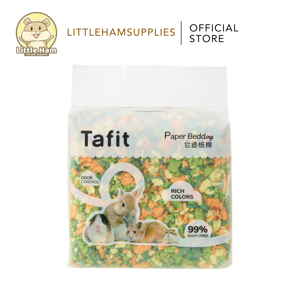 Tafit Colorful Paper Beddings Pulp 6L High Absorbent Colorful for small pets