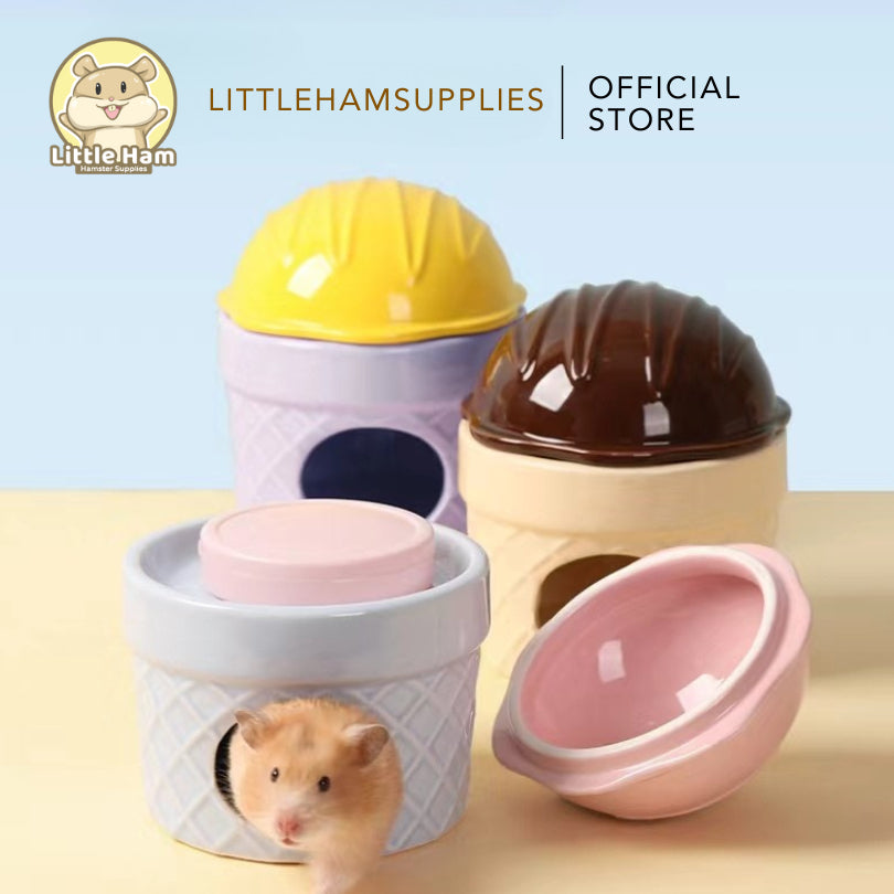 Tafit Ceramic Ice Cream Hideout for small Pets