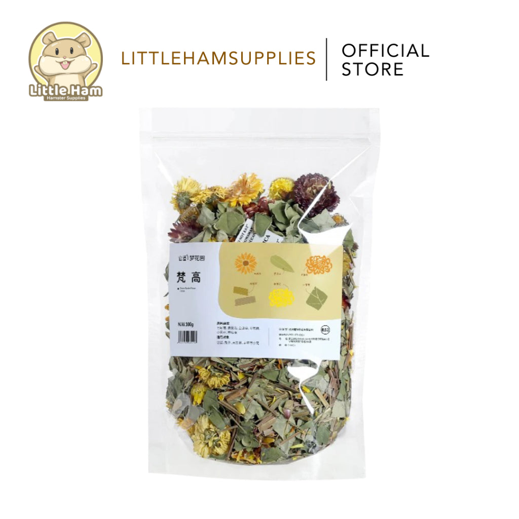 Tafit Flower Bedding Mix 100g for small pets
