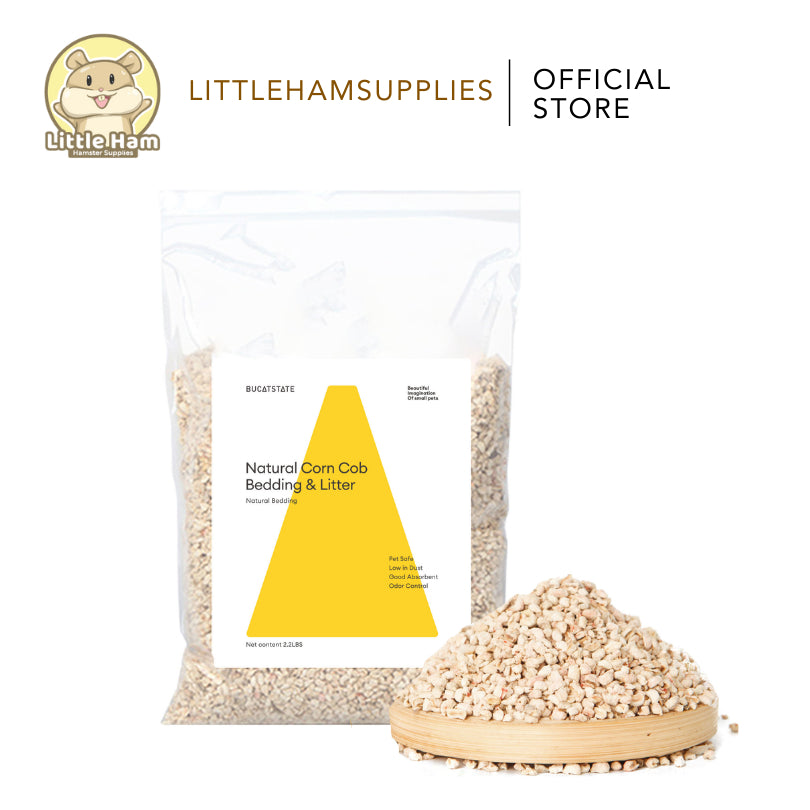 BUCATSTATE Corn Cob Bedding for small pets litter 1kg