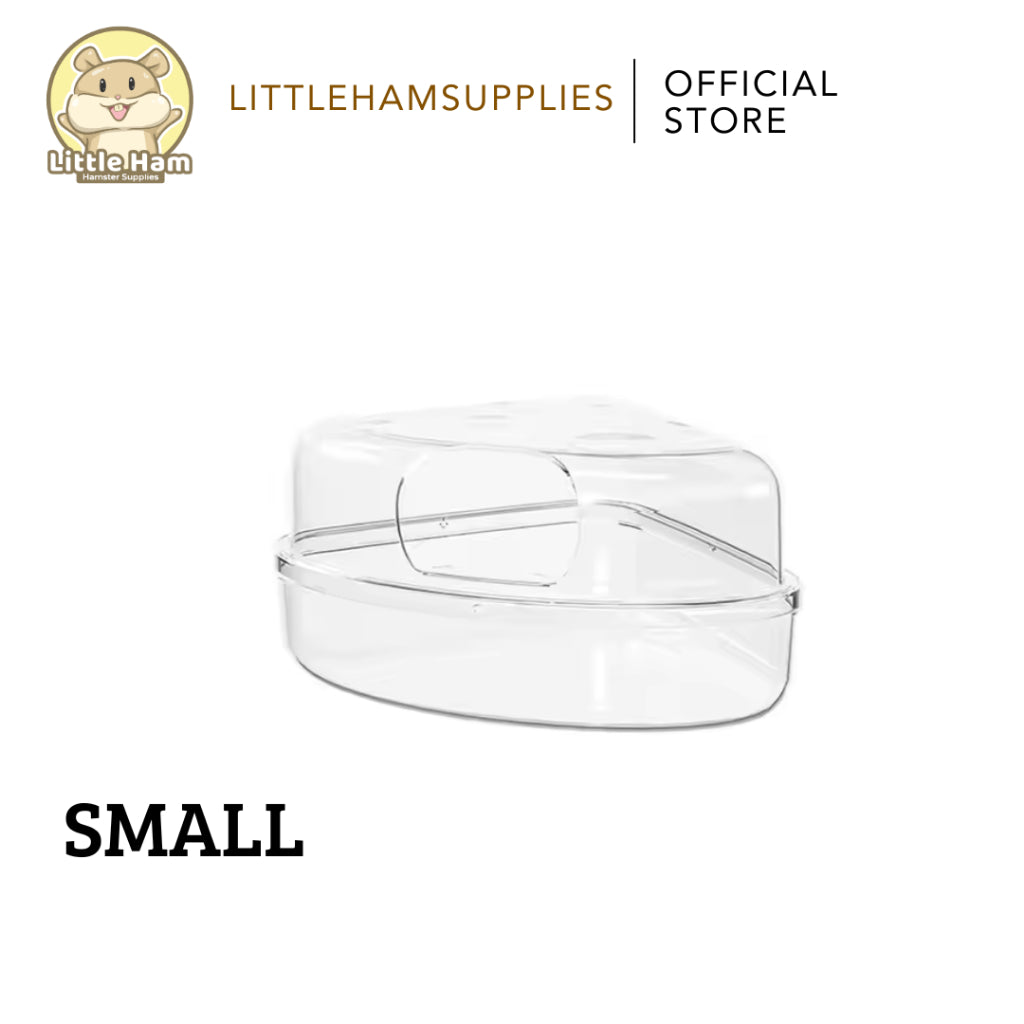 Bucatstate Transparent Corner Bathroom Big for small pet Hamster and Mice