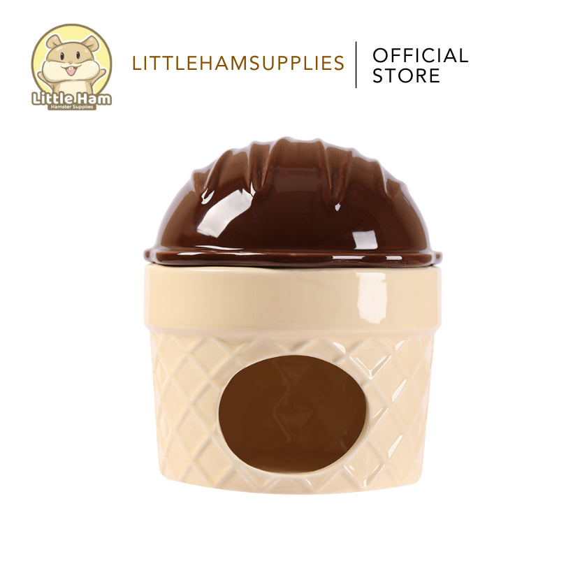 Tafit Ceramic Ice Cream Hideout for small Pets