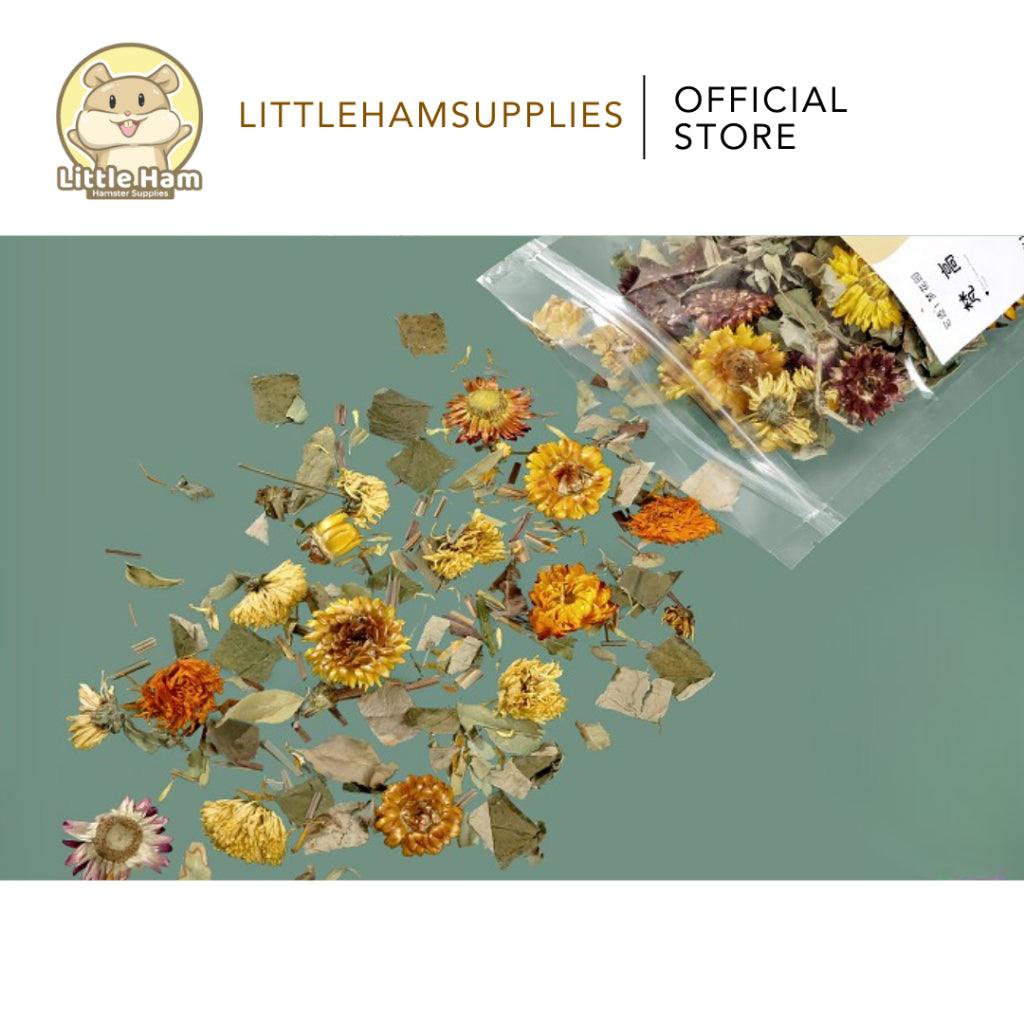 Tafit Flower Bedding Mix 100g for small pets