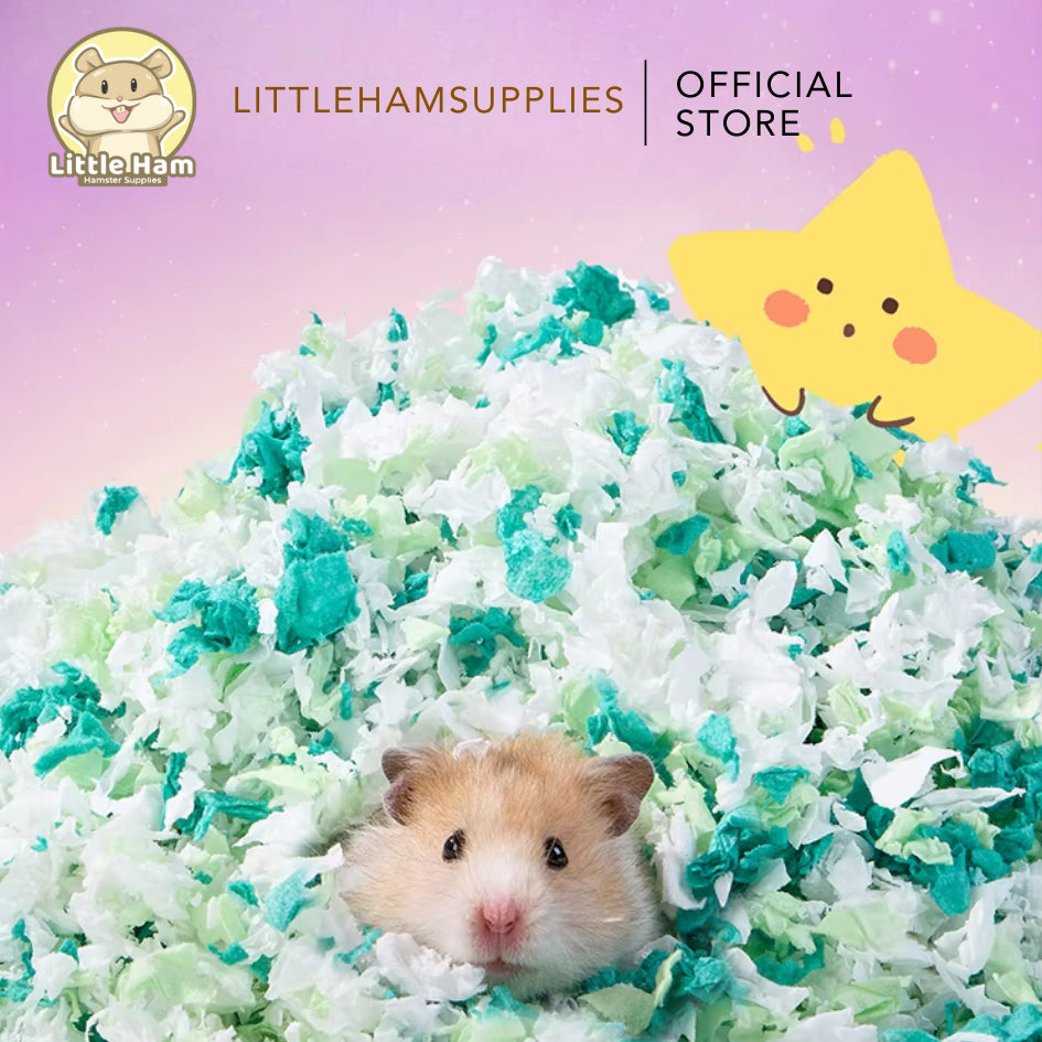 BUCATSTATE Natural Pulp Paper Beddings For Small pets High Absorbent