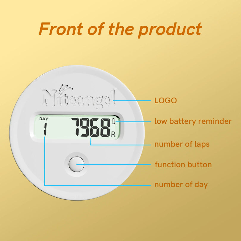 Niteangel Accurate Pedometer Step Counter for Hamster Wheel and Small Rodent Pets
