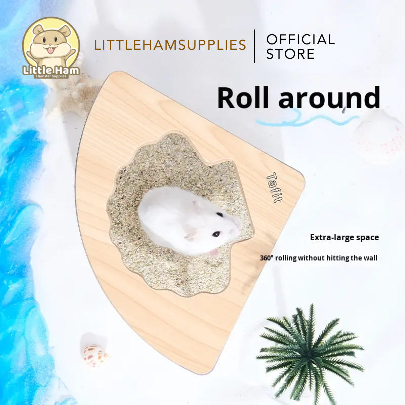 Tafit Corner Sandbox Shell Shaped for small pets